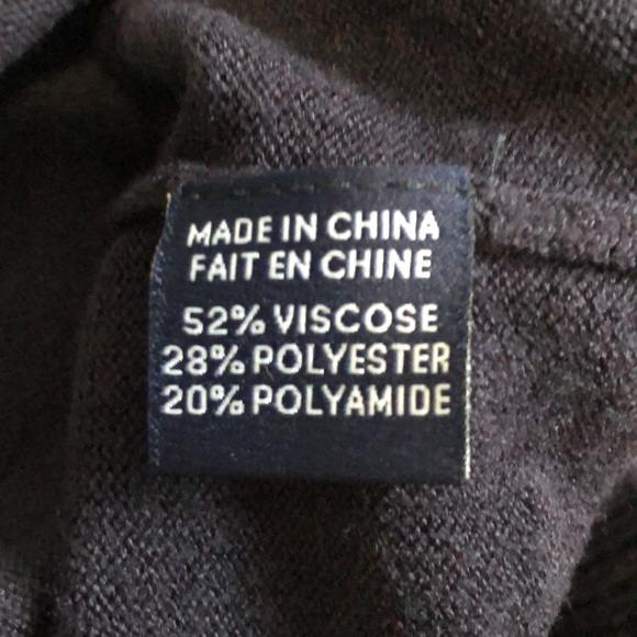 Navy Blue Knit Sweater With Hood, Size S - Picture 7 of 7